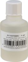 UV Lys, Eurolite UV-active Stamp Ink, transparent blue, 50ml