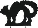 UV Lys, Halloween Dekoration, Silhuet af en kat, 63 cm