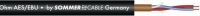 SOMMER CABLE Microphone Cable AES/EBU 2x0.14 100m bk SC-Micro-Stage