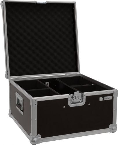Roadinger Flightcase PRO 4x LED IP PAR 3x8W QCL/3x9W SCL