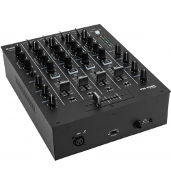 Omnitronic PM-404F 4-channel DJ Mixer with Filter and Bluetooth TILBUD NU