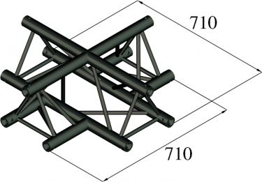 Alutruss TRILOCK S-PAC-41 4-way Cross