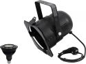 PAR 38 lamper, Eurolite Set PAR-38 Spot bk + PAR-38 230V COB 18W E-27 LED 1800-3000k dim2warm