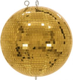 Eurolite Mirror Ball 30cm gold Eurolite Mirror Ball 30cm gold