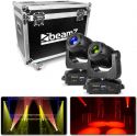 BeamZ professional IGNITE180 Spot LED Moving Head 2 stk. i Flightcase BeamZ professional IGNITE180 Spot LED Moving Head 2 stk. i Flightcase