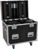 Roadinger Flightcase HIGHLINE 4x LED IP TMH-S250/B250, with wheels