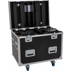 Roadinger Flightcase HIGHLINE 4x LED IP TMH-S250/B250, with wheels TILBUD NU