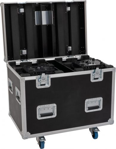Roadinger Flightcase HIGHLINE 4x LED IP TMH-S250/B250, with wheels