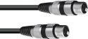 XLR - XLR, Omnitronic Adapter Cable XLR(F)/XLR(F) 0.2m bk
