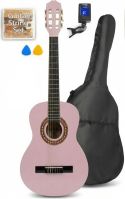 Junior Guitarpakke 36" - 3/4 junior-guitar, Akustisk (6-11 år) Lyserød / Alt du skal bruge! Junior Guitarpakke 36" - 3/4 junior-guitar, Akustisk (6-11 år) Lyserød / Alt du skal bruge!