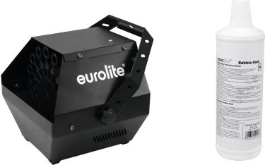 Eurolite Set B-90 Bubble Machine black + Bubble Fluid 1l