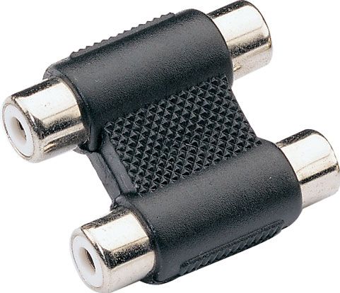 2x RCA Female - 2x RCA Fem