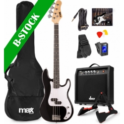 Bass Guitar Pack incl Amp Black "B-STOCK" TILBUD NU