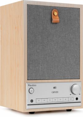 Canzo WIFI Internet Radio med DAB+/FM i stilfuldt design og med god lyd, Lys træ
