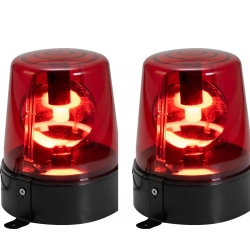 Eurolite LED - Rød Rotorblink - sæt TILBUD NU