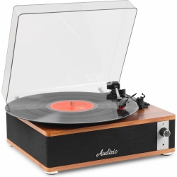 Irvine Record Player BT Dark Wood TILBUD NU