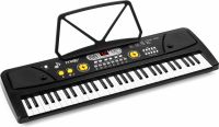 KD61 Elektronisk Keyboard, 61 Tangenter, Sort – Genopladeligt Batteri