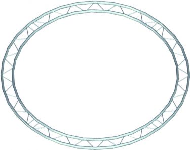 Alutruss BILOCK Circle d=2m (inside) horizontal, 4 pieces
