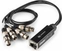CX192 RJ45 to 4xXLR3F Cable Splitter 0.7m CX192 RJ45 to 4xXLR3F Cable Splitter 0.7m
