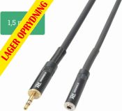 CX90-1 Kabel 3,5mm Stereo Hann - 3,5mm Stereo Hunn 1,5m