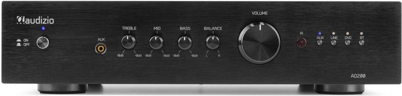 AD200B 2-kanals HiFi-forstærker Sort