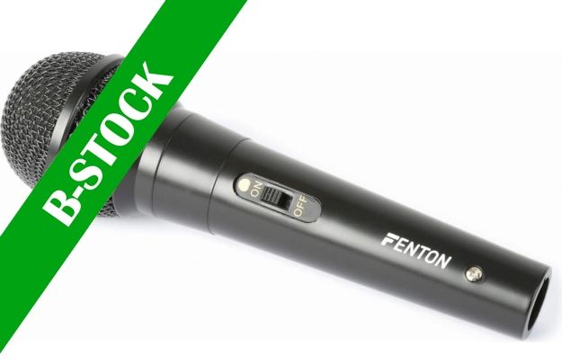 Microphone 600 Ohm/XLR-6.3 Jack. Black "B-STOCK"