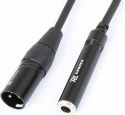 CX130 Cable Converter XLR Male - 6,3M Jack Female CX130 Cable Converter XLR Male - 6,3M Jack Female