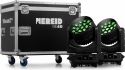 Moving Heads, Nereid1940 Outdoor LED Bee Eye Moving Head with Zoom 2pcs in Flightcase