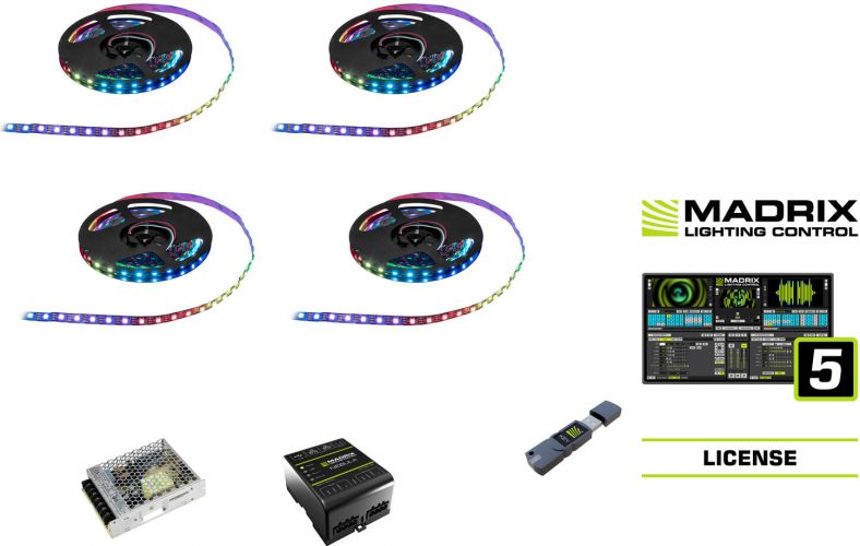 Eurolite Set Pixel Strip RGB incl. Madrix Start