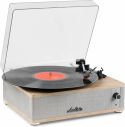 Irvine Record Player BT Light Wood