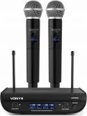 Trådløst Mikrofon Sæt WM82 med 2 Håndholdte Mikrofoner / UHF frekvens for ekstra lang rækkevidde! Trådløst Mikrofon Sæt WM82 med 2 Håndholdte Mikrofoner / UHF frekvens for ekstra lang rækkevidde!