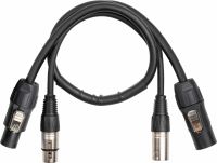 CX13-0.50 Combi Cable Powerconnector TR - XLR M / Powerconnector TR - XLR F 0.50m