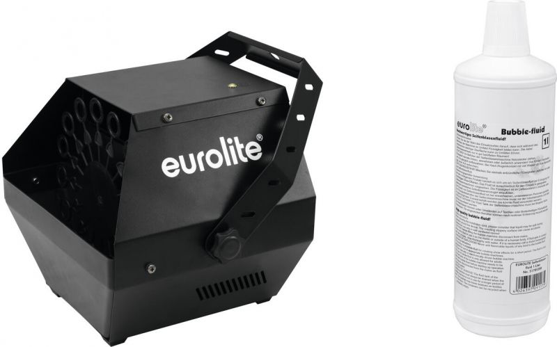 Eurolite Set B-90 Bubble Machine black + Bubble Fluid 1l