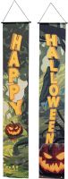 UV Lys, Halloween Dekoration, Banner med Hjemsøgt Skov, 2-pak, 30x180cm