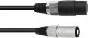 Speaker Leads, Omnitronic Adapter Cable Speaker(F)/XLR(M) 1m bk