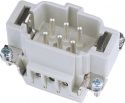 Assortment, ILME Plug Insert 6-pin 16A, Screw Terminal