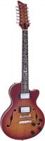 Musical Instruments, Dimavery LP-612 Electric Guitar, flamed sunburst