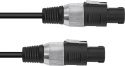 2-Core Speakon Lead, Omnitronic Speaker Cable SPEAKER 2x1.5 5m black