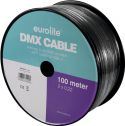 Eurolite, Eurolite DMX Cable 2x0.22 100m bk