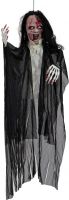 UV Lys, Halloween Dekoration, Animeret Figur med Lys- og Lydeffekter, Den Uhyggelige Boo Bella, 95cm