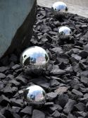 Julepynt, Europalms Deco Ball 30cm, silver