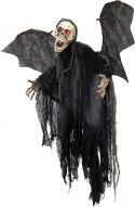 UV Lys, Halloween Dekoration, Figur Med Lyseffekter, Flagermus-spøgelse, 85cm