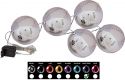 Decor & Decorations, Europalms LED Snowball 8cm, dark blue 5x