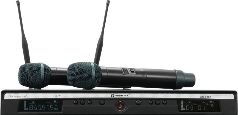 Relacart UR-260D 2-channel UHF System 823-832 + 863-865 MHz