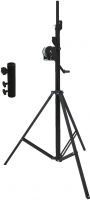 Eurolite, Eurolite Set STT-400/85 Winch Stand TÜV/GS black + STV-3529 Adapter long