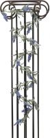 Udsmykning & Dekorationer, Europalms Flowering Garland, artificial, blue, 180cm