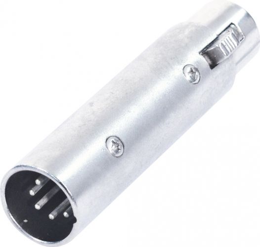 Omnitronic Adapter 3-pin XLR(F)/5pin XLR(M)