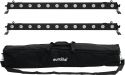 Disco Panels - LED Bars, Eurolite Set 2x LED BAR-12 QCL RGBW + Soft Bag