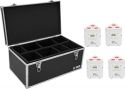 Sortiment, Eurolite Set 4x AKKU TL-3 TCL white + Case TDV-1