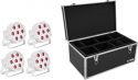 Sortiment, Eurolite Set 4x LED SLS-7 HCL Floor white + Case